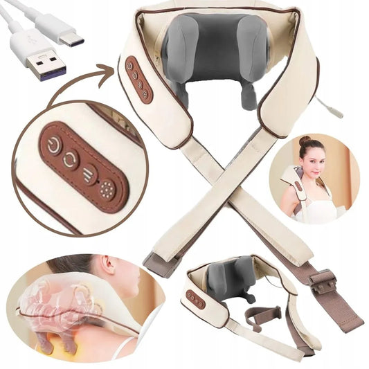 Masażer Ugniatający do Karku i Szyi z Funkcją Grzania