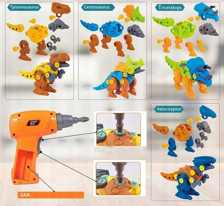 BuildiBox - Zestaw konstrukcyjny dinozaury