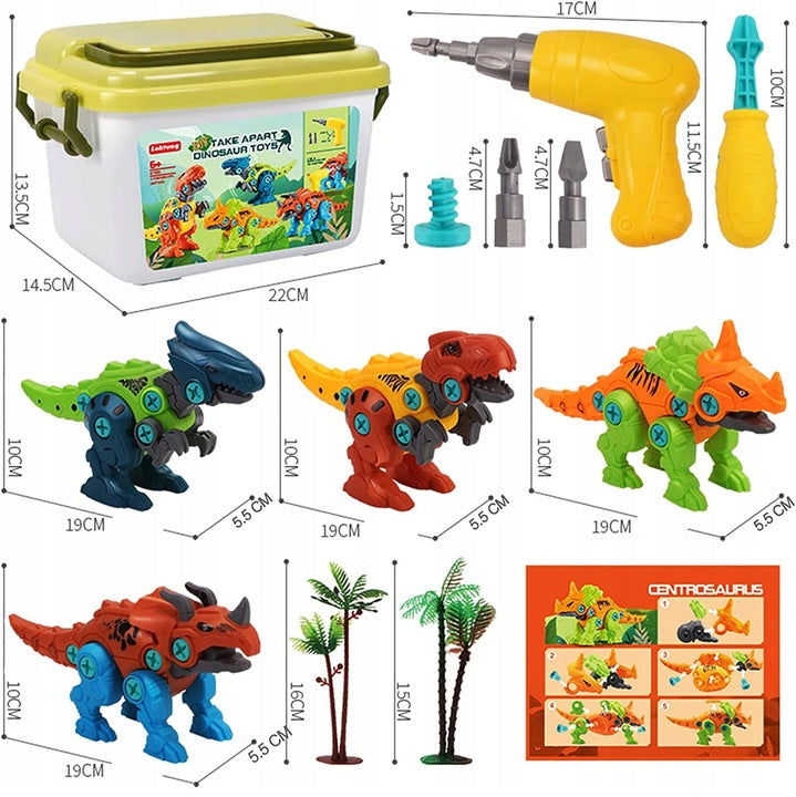 BuildiBox - Zestaw konstrukcyjny dinozaury