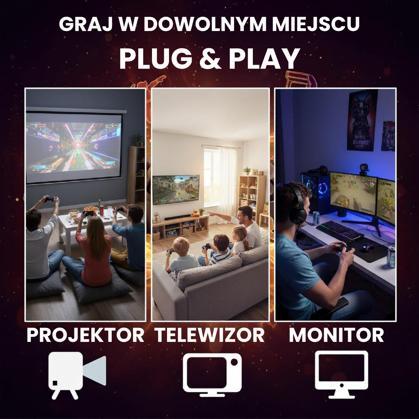 RetroPlay 20K™ – Konsola, która cofnie Cię w czasie